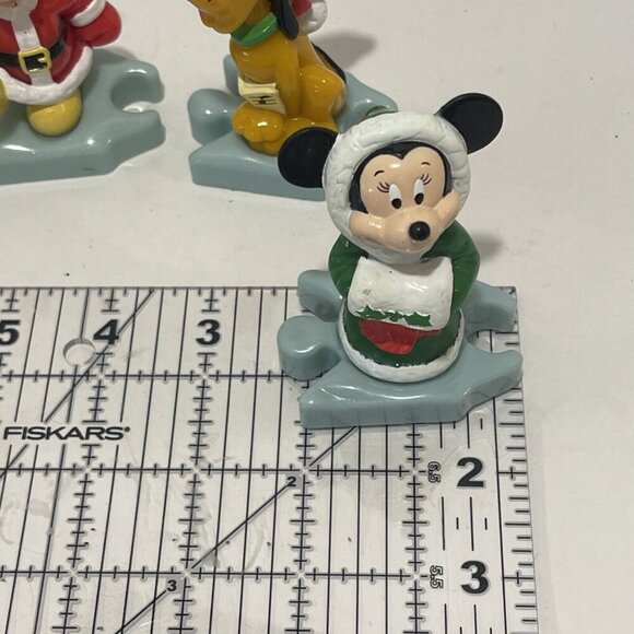 Mickey's Once Upon a Christmas McDonald's Collectible Toys Mickey Minnie & Pluto - Picture 10 of 12